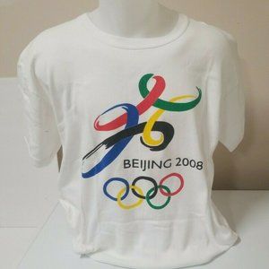 Beijing 2008 Abstract Olympics Short Sleeve T-Shir